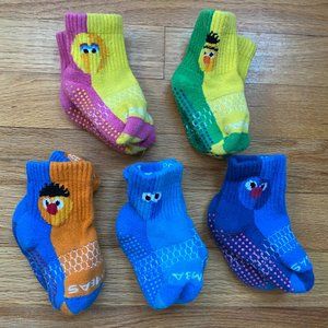 Bombas Toddler Sesame Socks 5 pairs